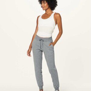 Lululemon Warm Down Jogger- Heathered Medium Grey- Size 4